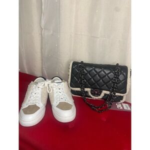 Gilda Paris Purse & Kenneth Cole NY Womans Kam Guard Sneakers, Size 8M